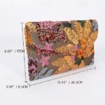 Women's Clutch Beach Bag Evening Bag Wristlet Polyester - Image 6
