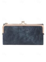 Women's Faux Leather Clip Bag Wallet Phone Case - Card - Image 13