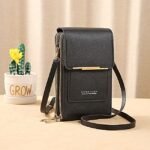 Women's Pink Multi - Zipper Crossbody Phone Bag, Compact - Image 16