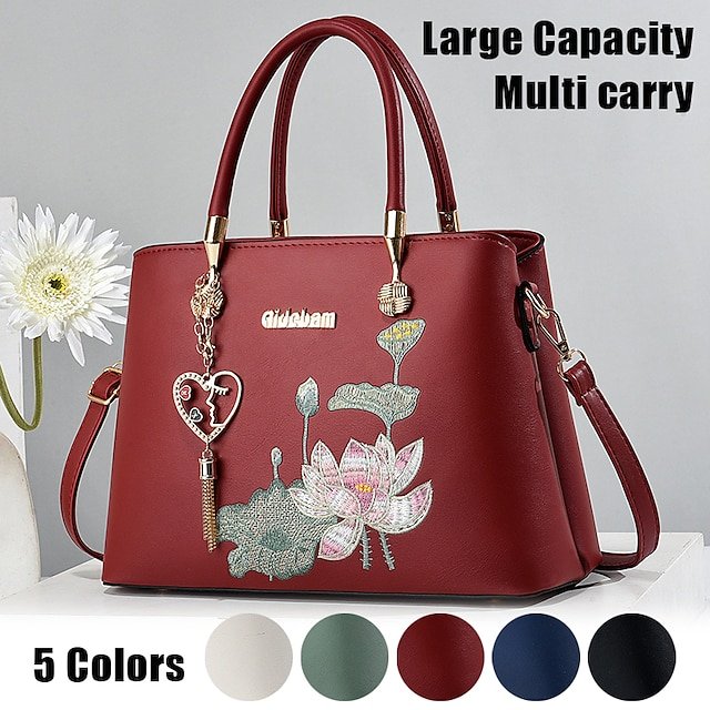 nzuble1695026848416 Women's Handbag Crossbody Bag Shoulder Bag Boston Bag PU - Image 1