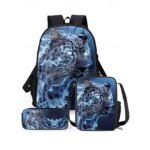 Electric Blue Leopard Backpack for Boys and Teens – Fierce - Image 9