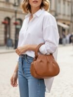 Women's Faux Leather Handbag – Multiple Colors, Stylish - Image 2
