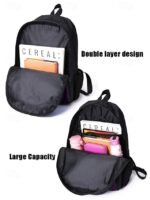 Girls 3-Piece Unicorn Backpack Set - Galaxy Print School Bag - Image 6
