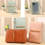 Women's Pink Multi - Zipper Crossbody Phone Bag, Compact - Image 2
