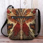 Women's Vintage Phoenix Print Crossbody Bag – Boho - Image 10