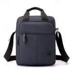 Men's Black Water - Resistant Messenger Bag, Laptop - Image 15
